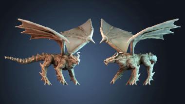 3D модель Дракон (STL)