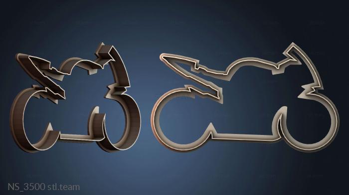 Дизайн силуэта мотоцикла