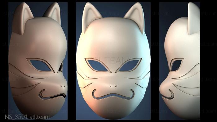 Дизайн маски кошки