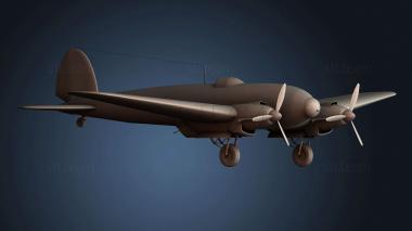 3D model Heinkel He 111 - plane (STL)