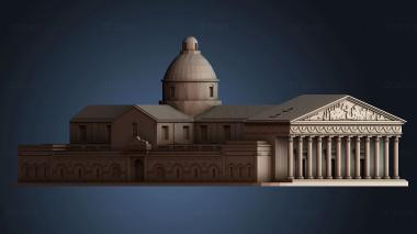 3D model Buenos Aires Cathedral - Argentina (STL)