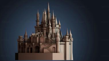 3D model Disney castle (STL)
