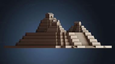 3D model El Tigre - El Mirador , Guatemala (STL)