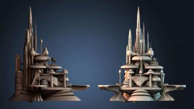 3D модель Город Фэнтези (STL)