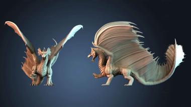3D model Brass dragon (STL)