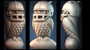 3D модель Сова регби (STL)