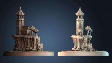 3D model Fantasy Watchtower Sculpture (STL)