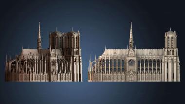 3D модель Проект готического собора (STL)