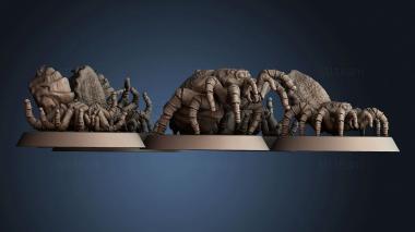 3D модель Скульптуры фантастических пауков (STL)