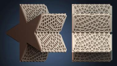 3D модель Рождественский держатель для гирлянды (STL)