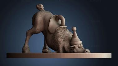 3D model Playful Cartoon Dog (STL)