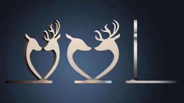 3D модель Скульптура «Любовь оленя» (STL)