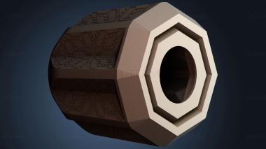 3D model Pandoro tealight candle holde (STL)