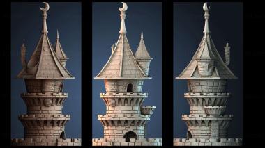 3D модель Конец судьбы — Башня игральных костей (STL)