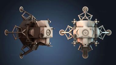 3D модель Лунный модуль Аполлона 11 (STL)