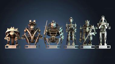 3D модель Биомеханические шахматы (STL)