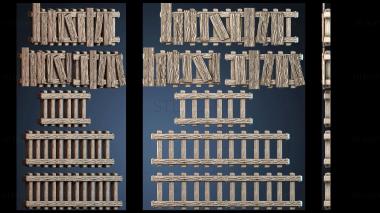 3D model Train Track Models (STL)