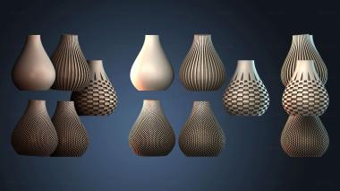 3D model Artistic Vase Collection (STL)