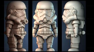 3D model Mini stormtrooper (STL)