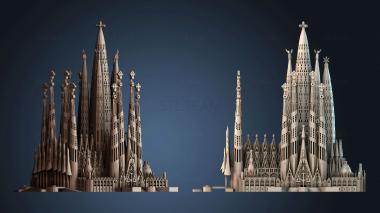 3D модель Архитектура Саграда Фамилия (STL)