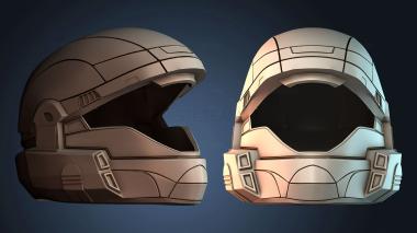 3D model Futuristic Helmet Design (STL)