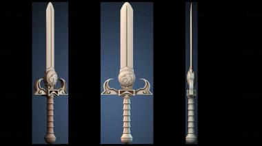 3D model Fantasy Sword Design (STL)