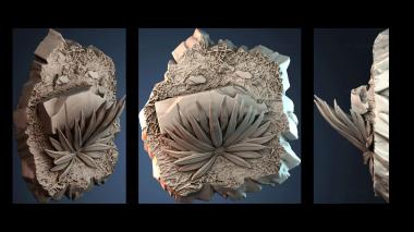 3D model Floral Abstract Sculpture (STL)