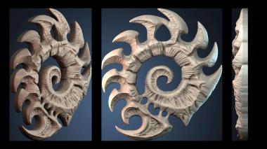 3D model Spiral Shell Design (STL)