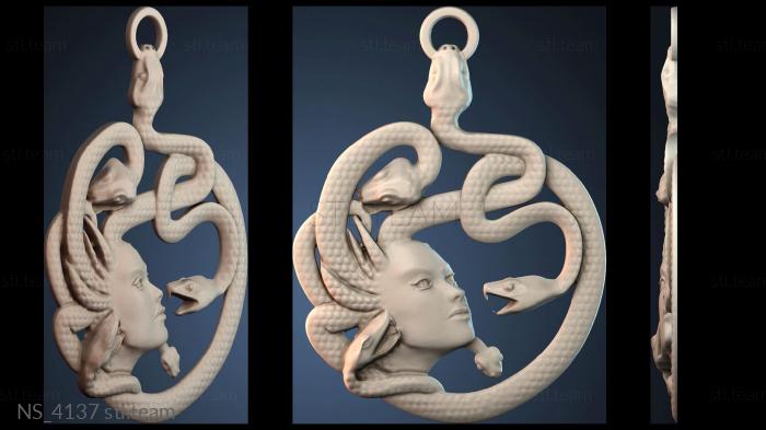 Нестандарт Serpent Goddess Pendant