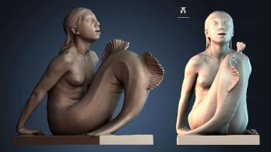 3D model Mermaid (STL)