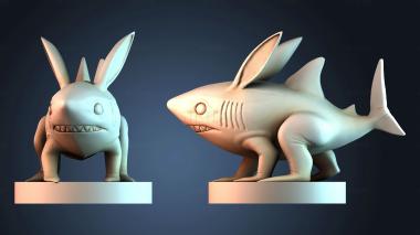 3D модель Акула кролик (STL)