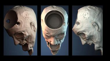 3D модель Диспенсер для конфет «Зомби» (STL)