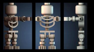 3D модель Гигантский скелет Lego (STL)