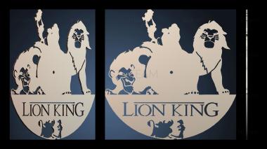 3D model Lion king clock (STL)