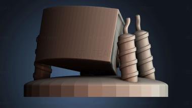 3D model Twisted Candle Display (STL)