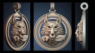 3D модель Ожерелье оборотень (STL)