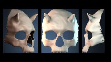 3D model Devil mask (STL)
