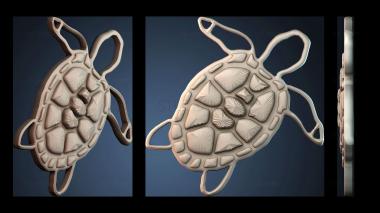 3D model Turtle earrings (STL)