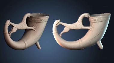 3D модель Рог для питья (STL)