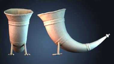 3D модель Рог для питья (STL)