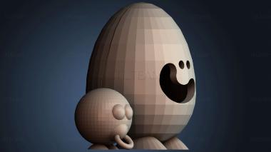 3D model Egg and yolk (STL)