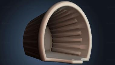 3D model Flatback planter (STL)