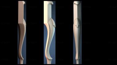 3D модель Элегантная ножка для мебели (STL)