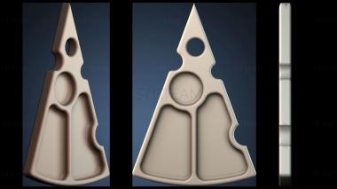 3D model Art Palette Design (STL)