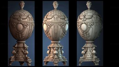 3D model Ornate Decorative Egg (STL)