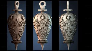 3D model Decorative Ornamental Pendant (STL)
