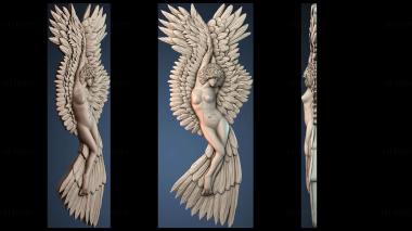 3D модель Крылатая девушка (STL)