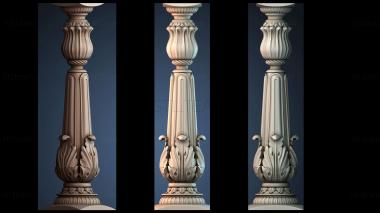 3D model Ornate Decorative Column (STL)