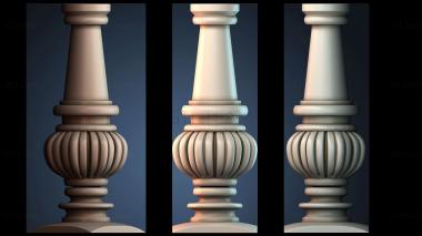 3D модель Дизайн декоративной колонны (STL)