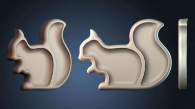 3D model Squirrel tray (STL)